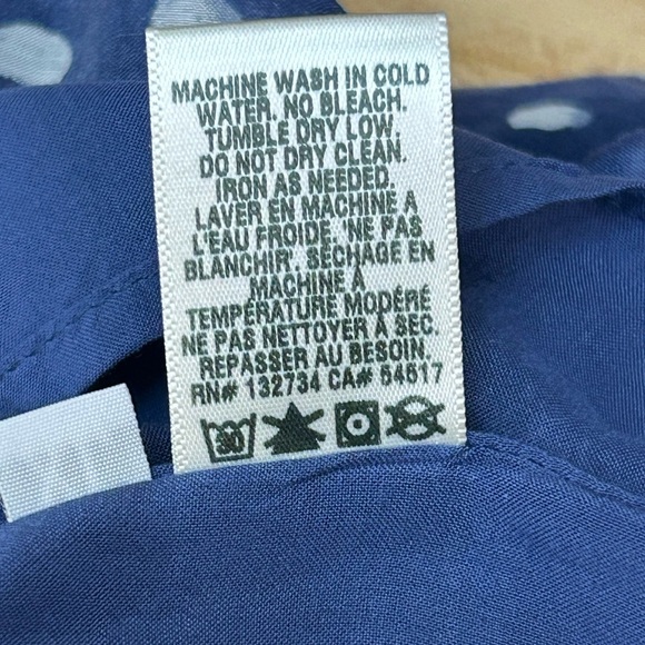 Cloth & Stone Polka Dot Midi Ruffle Bottom Sleeveless Women’s Dress Size XL EUC! - Picture 9 of 9